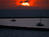 An evening view of the Port City in Colombo, Sri Lanka, on July 23, 2024, is showing (