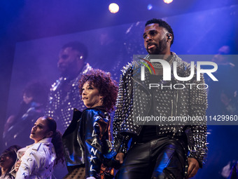 Jason Derulo is performing at Mediolanum Forum Assago in Milan, Italy, on March 27, 2024. (