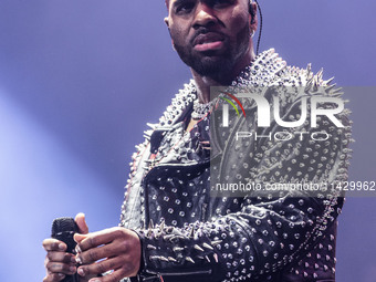 Jason Derulo is performing at Mediolanum Forum Assago in Milan, Italy, on March 27, 2024. (