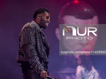 Jason Derulo is performing at Mediolanum Forum Assago in Milan, Italy, on March 27, 2024. (