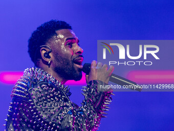 Jason Derulo is performing at Mediolanum Forum Assago in Milan, Italy, on March 27, 2024. (