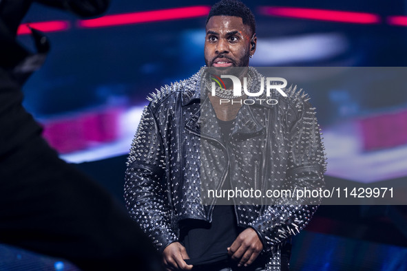 Jason Derulo is performing at Mediolanum Forum Assago in Milan, Italy, on March 27, 2024. 