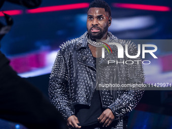 Jason Derulo is performing at Mediolanum Forum Assago in Milan, Italy, on March 27, 2024. (