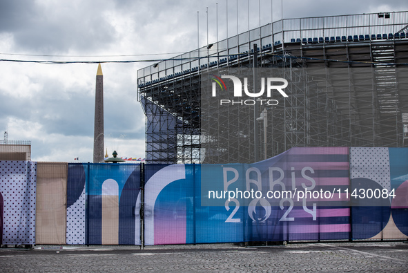 The city centre of Paris is within the no-go zone, four days before the opening ceremony of the Paris 2024 Olympic Games, in Paris, France,...