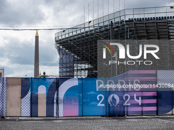 The city centre of Paris is within the no-go zone, four days before the opening ceremony of the Paris 2024 Olympic Games, in Paris, France,...