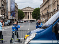 The city centre of Paris is within the no-go zone, four days before the opening ceremony of the Paris 2024 Olympic Games, in Paris, France,...