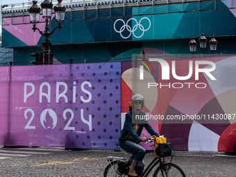 The city centre of Paris is within the no-go zone, four days before the opening ceremony of the Paris 2024 Olympic Games, in Paris, France,...