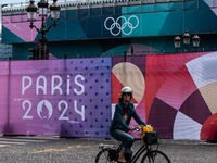 The city centre of Paris is within the no-go zone, four days before the opening ceremony of the Paris 2024 Olympic Games, in Paris, France,...