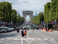 The city centre of Paris is within the no-go zone, four days before the opening ceremony of the Paris 2024 Olympic Games, in Paris, France,...