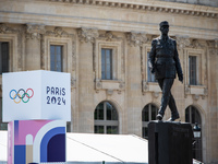 The city centre of Paris is within the no-go zone, four days before the opening ceremony of the Paris 2024 Olympic Games, in Paris, France,...