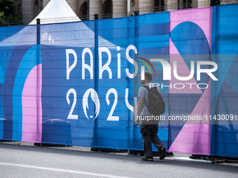 The city centre of Paris is within the no-go zone, four days before the opening ceremony of the Paris 2024 Olympic Games, in Paris, France,...