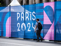 The city centre of Paris is within the no-go zone, four days before the opening ceremony of the Paris 2024 Olympic Games, in Paris, France,...