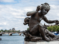 The city centre of Paris is within the no-go zone, four days before the opening ceremony of the Paris 2024 Olympic Games, in Paris, France,...