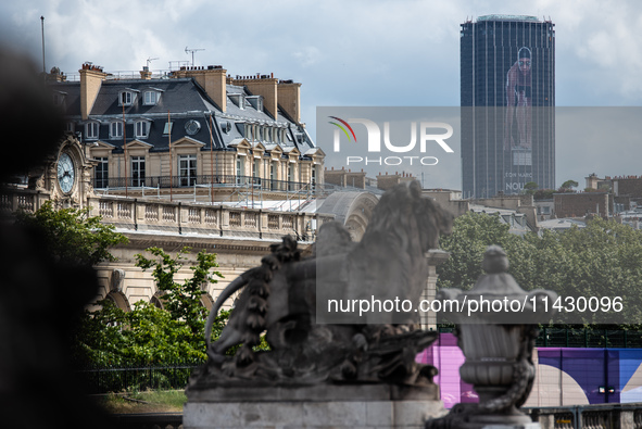 The city centre of Paris is within the no-go zone, four days before the opening ceremony of the Paris 2024 Olympic Games, in Paris, France,...