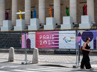 The city centre of Paris is within the no-go zone, four days before the opening ceremony of the Paris 2024 Olympic Games, in Paris, France,...