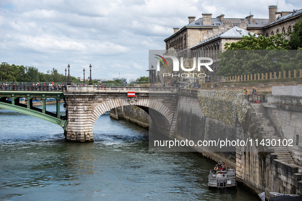 The city centre of Paris is within the no-go zone, four days before the opening ceremony of the Paris 2024 Olympic Games, in Paris, France,...