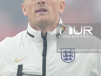 Jordan Pickford goalkeeper of England and Everton FC during the UEFA EURO 2024 semi-final match between Netherlands and England at Football...