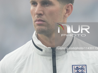 John Stones centre-back of England and Manchester City during the UEFA EURO 2024 semi-final match between Netherlands and England at Footbal...