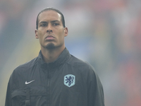 Virgil van Dijk centre-back of Netherlands and Liverpool FC during the UEFA EURO 2024 semi-final match between Netherlands and England at Fo...