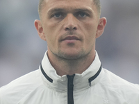 Kieran Trippier right-back of England and Newcastle United during the UEFA EURO 2024 semi-final match between Netherlands and England at Foo...