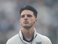 Declan Rice defensive midfield of England and Arsenal FC during the UEFA EURO 2024 semi-final match between Netherlands and England at Footb...