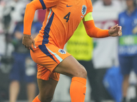 Virgil van Dijk centre-back of Netherlands and Liverpool FC during the UEFA EURO 2024 semi-final match between Netherlands and England at Fo...