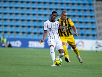 Ousmane Diaoof FK FC Midtjylland is in action during the second phase of the UEFA Champions League Qualification 2024-2025 match between UD...