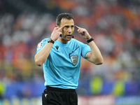 Referee Felix Zwayer during the UEFA EURO 2024 semi-final match between Netherlands and England at Football Stadium Dortmund on July 10, 202...