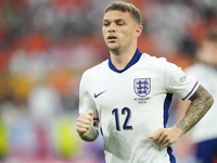 Kieran Trippier right-back of England and Newcastle United during the UEFA EURO 2024 semi-final match between Netherlands and England at Foo...