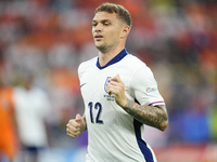 Kieran Trippier right-back of England and Newcastle United during the UEFA EURO 2024 semi-final match between Netherlands and England at Foo...