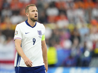 Harry Kane centre-forward of England and Bayern Munich during the UEFA EURO 2024 semi-final match between Netherlands and England at Footbal...