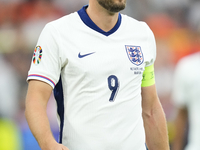 Harry Kane centre-forward of England and Bayern Munich during the UEFA EURO 2024 semi-final match between Netherlands and England at Footbal...