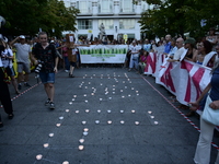 Madrid residents are demonstrating against the City Council's decision to cut down the trees in Plaza de Santa Ana to expand an underground...