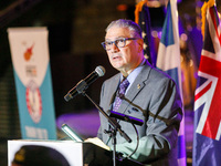 Chairman of the Board, Nicholas Karacostas, is giving his opening speech in Limassol, Cyprus, on July 22, 2024. The AHEPA (American Hellenic...