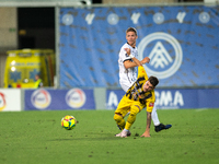 Players are in action during the second phase of the UEFA Champions League Qualification 2024-2025 match between UD Santa Coloma and FC Midt...