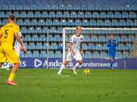 Kristoffer Askildsen of FC Midtjylland is in action during the Second phase of UEFA Champions League Qualification 2024 - 2025 match between...