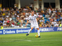 Andre Romer of FC Midtjylland is in action during the second phase of the UEFA Champions League Qualification 2024-2025 match between UD San...