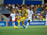 Christian Garcia of UE Santa Coloma AND is in action during the second phase of the UEFA Champions League Qualification 2024-2025 match betw...