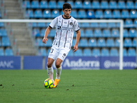 Adam Gabriel of FC Midtjylland is in action during the second phase of the UEFA Champions League Qualification 2024-2025 match between UD Sa...