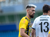 Christian Garcia of UE Santa Coloma AND is in action during the second phase of the UEFA Champions League Qualification 2024-2025 match betw...