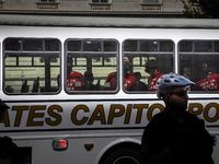 U.S. Capitol Police are arresting Jewish activists protesting against U.S. military support for Israel inside a congressional building in Wa...