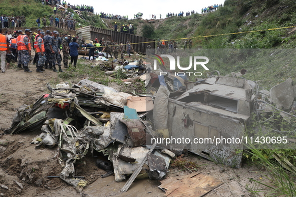 A Saurya Airlines Aircraft Crashed At Tribhuvan International Airport In Kathmandu On 24 July, 2024. 