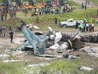 A Saurya Airlines Aircraft Crashed At Tribhuvan International Airport In Kathmandu On 24 July, 2024. (