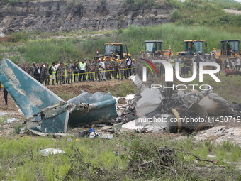 A Saurya Airlines Aircraft Crashed At Tribhuvan International Airport In Kathmandu On 24 July, 2024. (