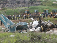 A Saurya Airlines Aircraft Crashed At Tribhuvan International Airport In Kathmandu On 24 July, 2024. (