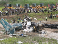 A Saurya Airlines Aircraft Crashed At Tribhuvan International Airport In Kathmandu On 24 July, 2024. (