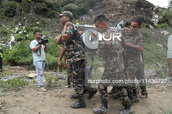 A Saurya Airlines Aircraft Crashed At Tribhuvan International Airport In Kathmandu On 24 July, 2024. 