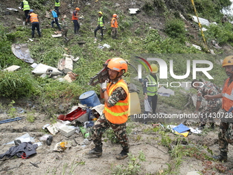 A Saurya Airlines Aircraft Crashed At Tribhuvan International Airport In Kathmandu On 24 July, 2024. (