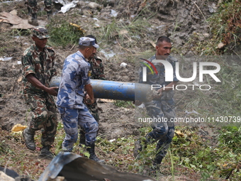 A Saurya Airlines Aircraft Crashed At Tribhuvan International Airport In Kathmandu On 24 July, 2024. (