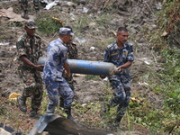 A Saurya Airlines Aircraft Crashed At Tribhuvan International Airport In Kathmandu On 24 July, 2024. (